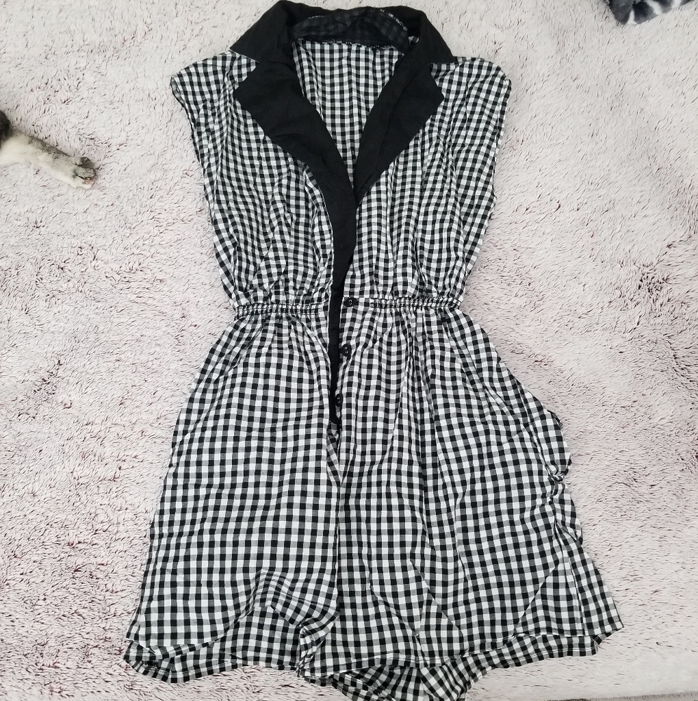 Medium Gingham Pinup Romper